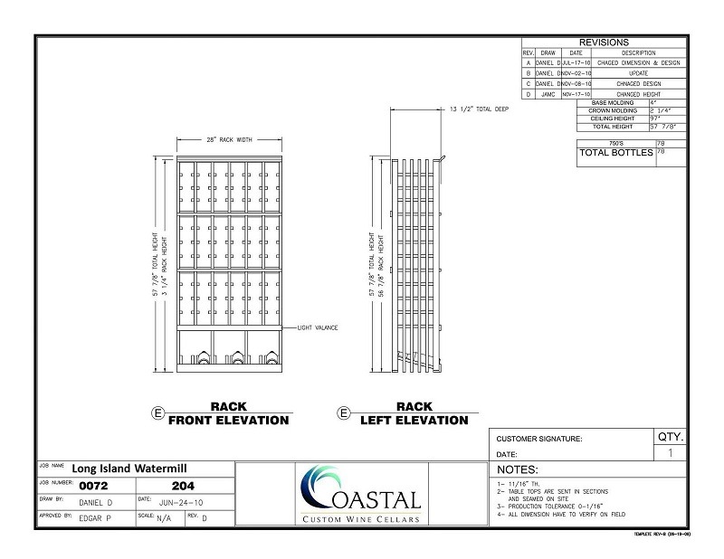  Wine Cellars Builders New York Long Island : Coastal Custom Wine