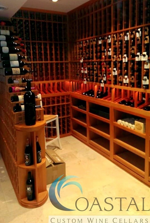 Wine Cellars Baltimore  Coastal Custom Wine Cellars Baltimore Project