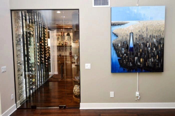 Glass Wine Cellar Doors For Timeless Beauty Coastal Custom