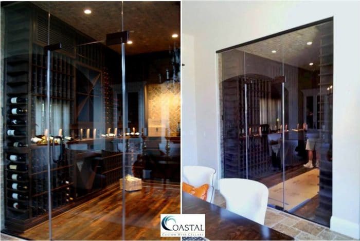 Glass Wine Cellar Doors For Timeless Beauty Coastal Custom