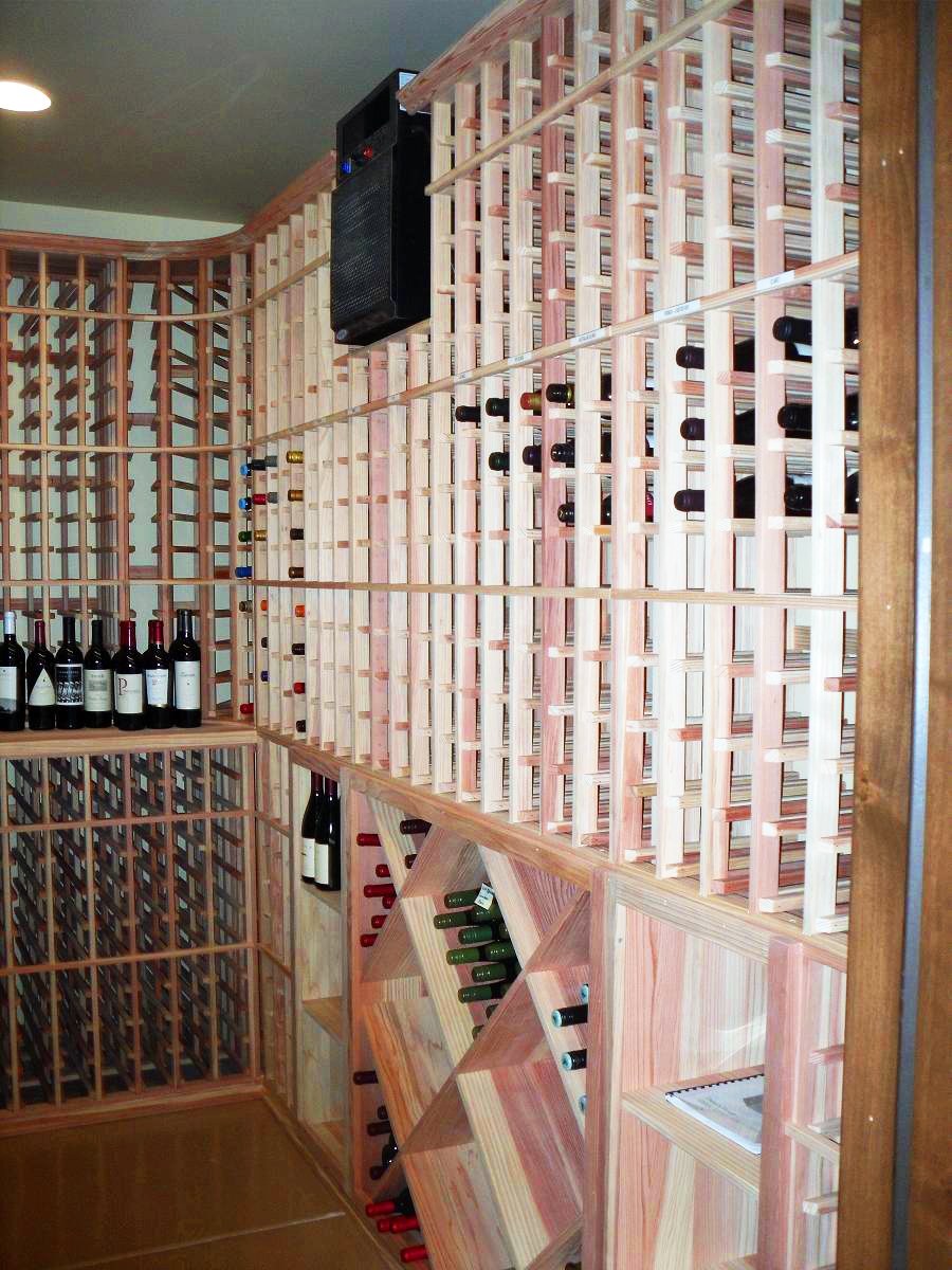 Custom Wine Cellars Irvine CA Garage Wine Cellar Coastal Custom